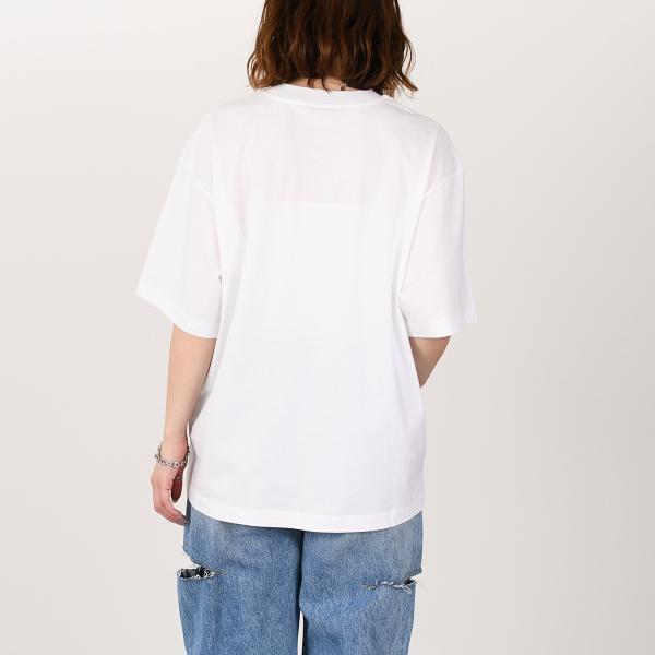 MARNI マルニスクリブルロゴ オーバーサイズ ジャージーTシャツ