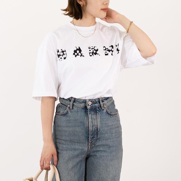 MARNI マルニ Pop Fields ロゴ コットンTシャツ