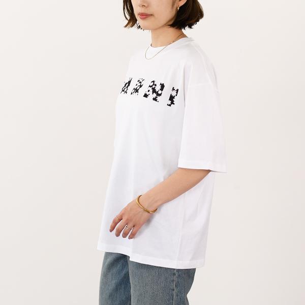 MARNI マルニ Pop Fields ロゴ コットンTシャツ