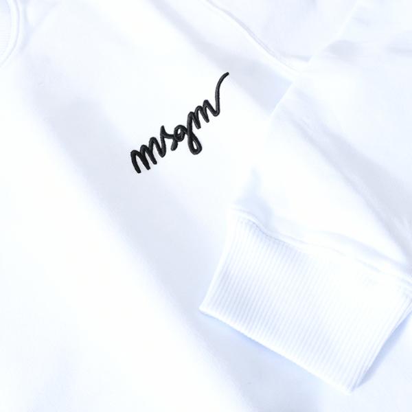 MSGM MSGM Mini Embroidered Logo Sweatshirt