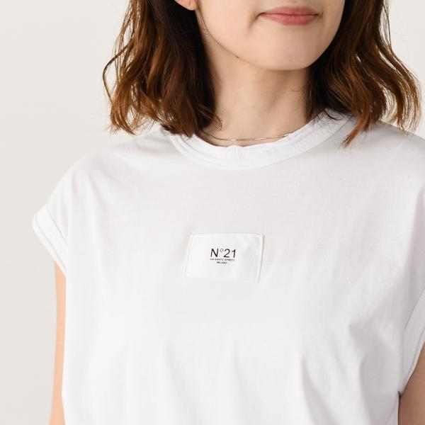 N21 numero ventuno ロゴグラフィックプリント ノースリーブ