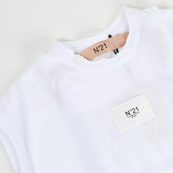 N21 numero ventuno ロゴグラフィックプリント ノースリーブ