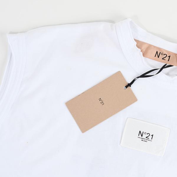 N21 numero ventuno ロゴグラフィックプリント ノースリーブ