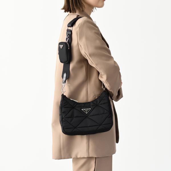 PRADA Ry-Nylon パテッドホーボーショルダー