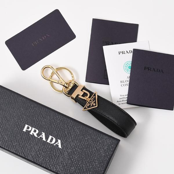 PRADA サフィアーノレザー キーリング