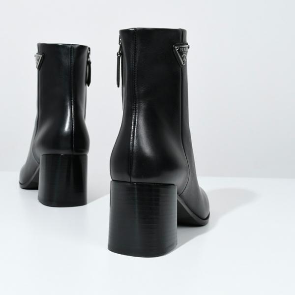PRADA レザー ブーティー