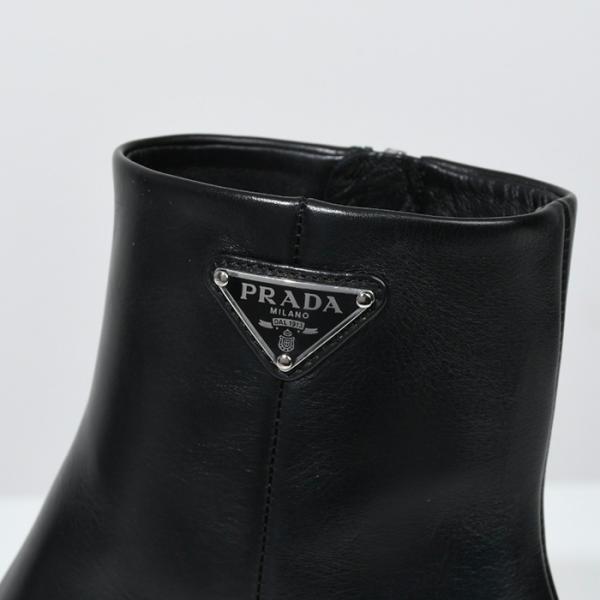PRADA レザー ブーティー