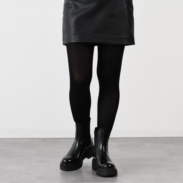 PRADA レザー チェルシーブーツ