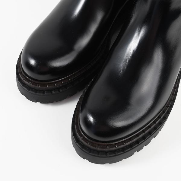 PRADA レザー チェルシーブーツ