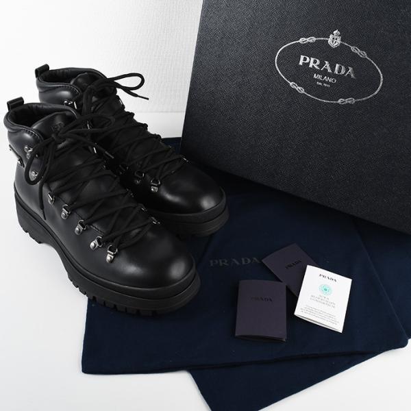 PRADA Brixxen レザー ブーティー