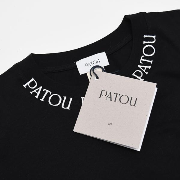 PATOU 파투 오가닉 코튼 파투로고 엠브로이드 티셔츠