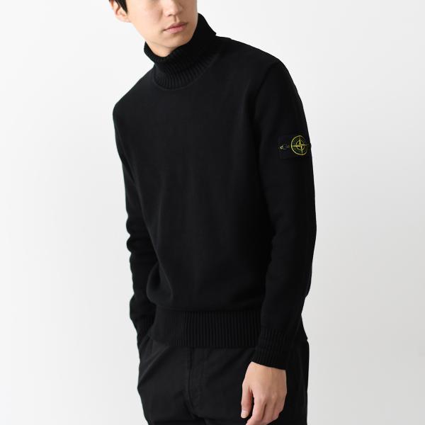 STONE ISLAND 505A2 WINTER COTTON ルーズフィット タートルネックセーター