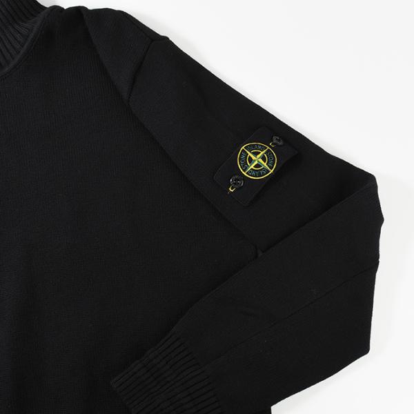STONE ISLAND 505A2 WINTER COTTON ルーズフィット タートルネックセーター