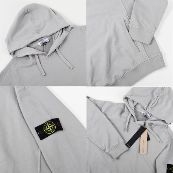 STONE ISLAND 60820 ブラッシュドオーガニックコットン フーディ