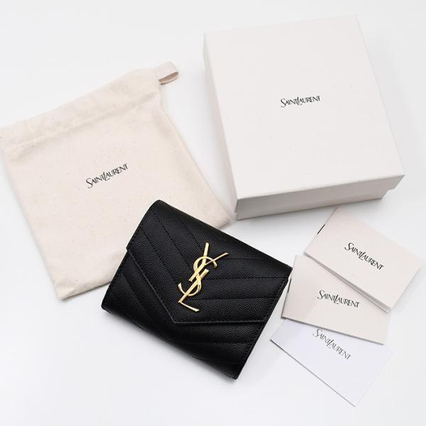 SAINT LAURENT 모노그램 컴팩트 WALLET