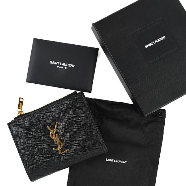 SAINT LAURENT 모노그램 바이폴드 지갑