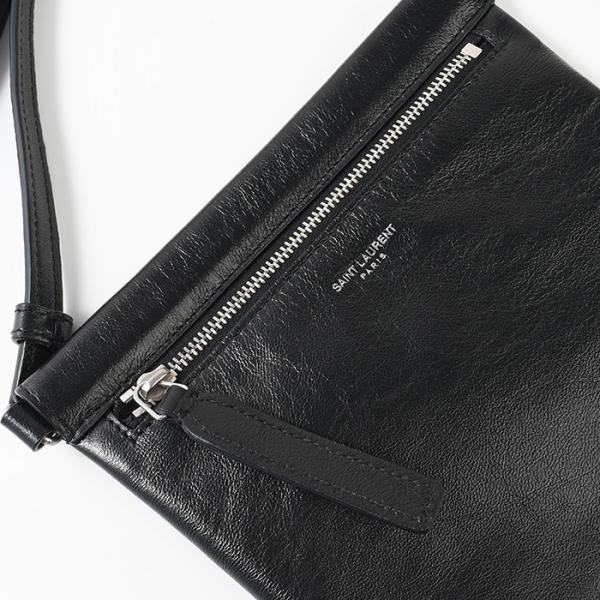 SAINT LAURENT フラット ショルダーバッグ