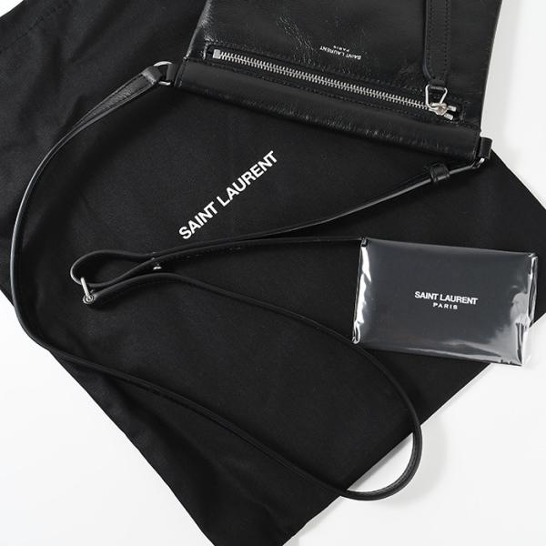 SAINT LAURENT フラット ショルダーバッグ