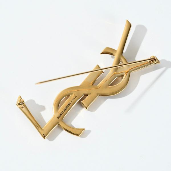 SAINT LAURENT オピウム YSL スネークメタルブローチ