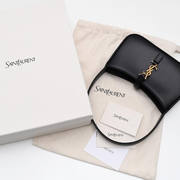 SAINT LAURENT 선 로랑 LE 5 A 7 미니 부드러운 가죽