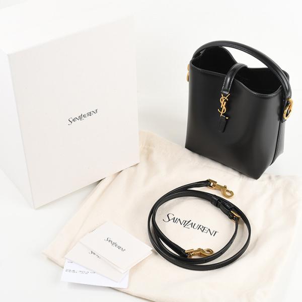 SAINT LAURENT LE 37 미니 샤이니 가죽