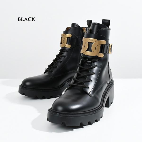 TOD'S ケイトレザーアンクルブーツ