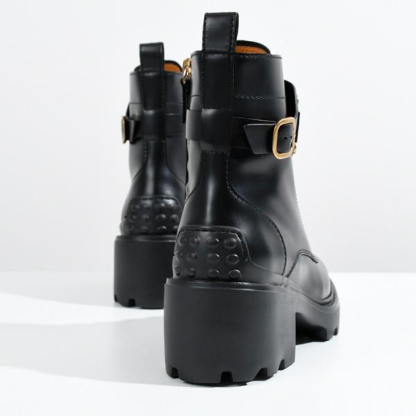 TOD'S ケイトレザーアンクルブーツ