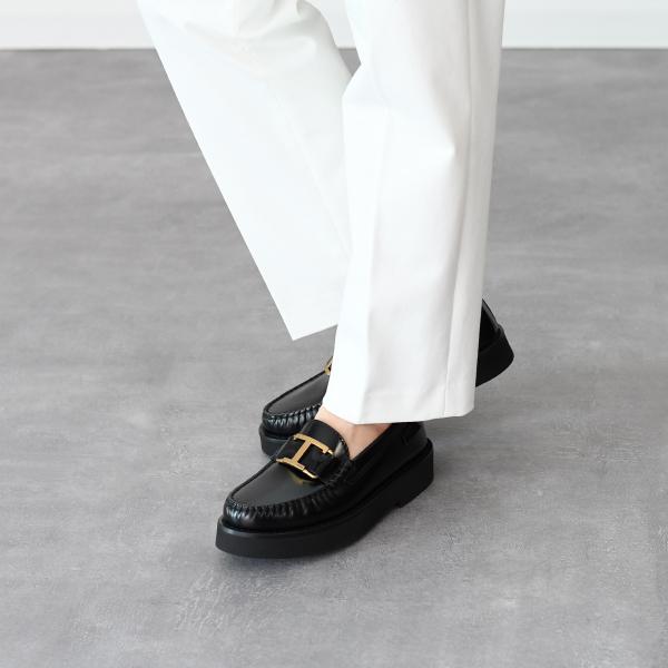 TOD'S トッズ Tタイムレス レザー ローファー