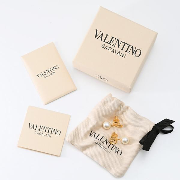 VALENTINO V 로고 스와로브스키 피어싱