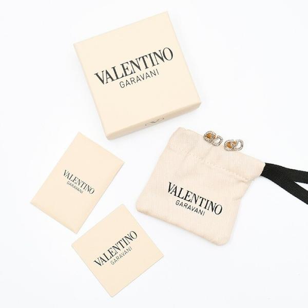 VALENTINO V 로고 스와 로브 스키 R 크리스탈 피어싱