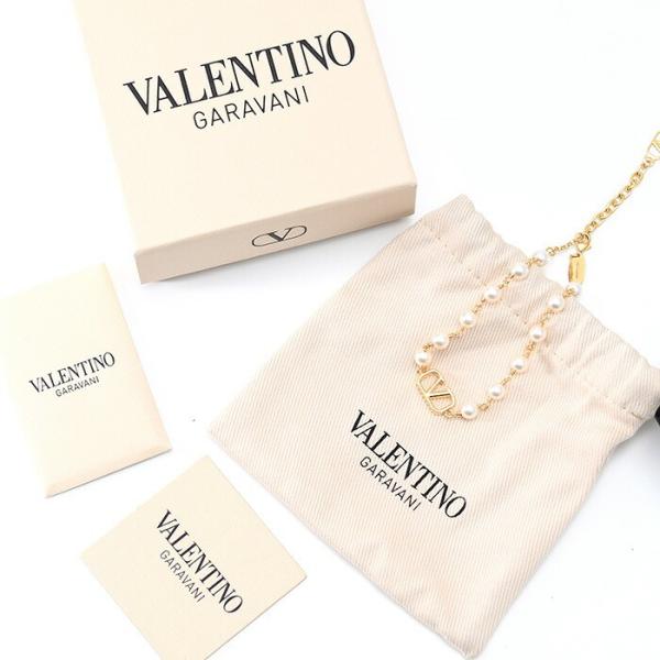 VALENTINO V 로고 시그니처 진주 팔찌