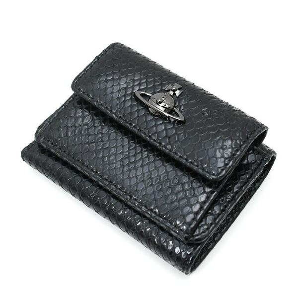 Vivienne Westwood PYTHON-EFFECT 三つ折りミニ財布