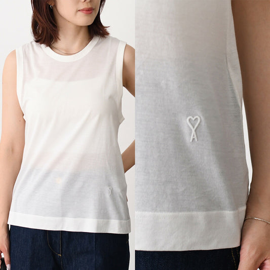 AMI PARIS ノースリーブクルーネックトップス