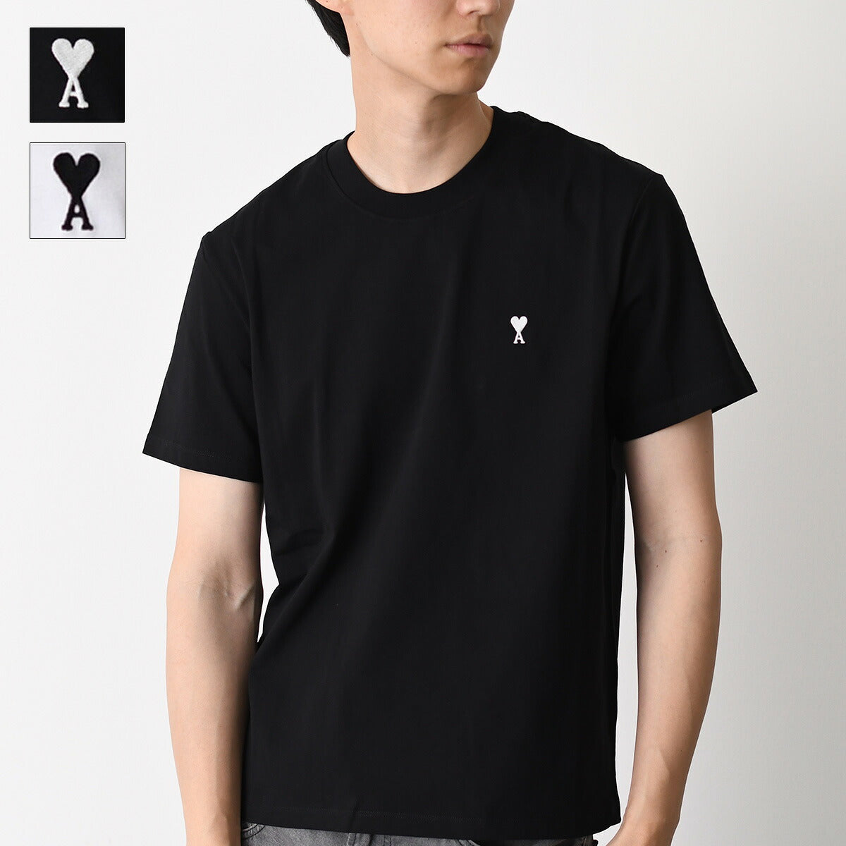 AMI PARIS AMI DE COEUR Ami De Coeur ライトコットンジャージー Tシャツ