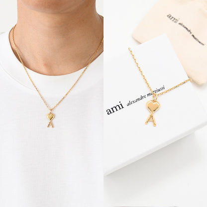 AMI PARIS Ami De Coeur スモールハンマード ペンダント