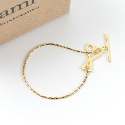 AMI PARIS  AMI DE COEUR チェーンブレスレット