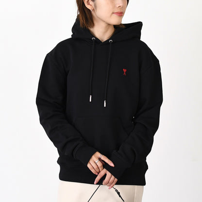 Ami de Coeur 루프백 오가닉 코튼 플리스 파커 