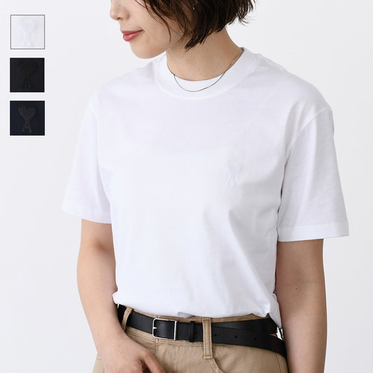 AMI PARIS organic cotton jersey T-shirt 