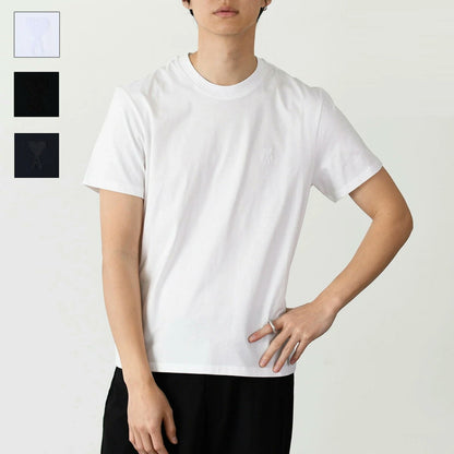 AMI PARIS オーガニックコットンジャージー Tシャツ