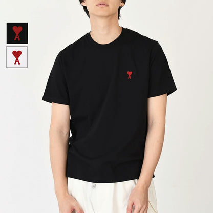 AMI PARIS Ami de Coeur コットンジャージー Tシャツ