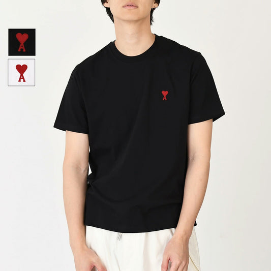 AMI PARIS Ami de Coeur コットンジャージー Tシャツ