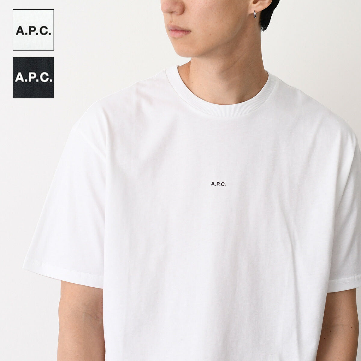 A.P.C BOXY MICRO LOGO Tシャツ