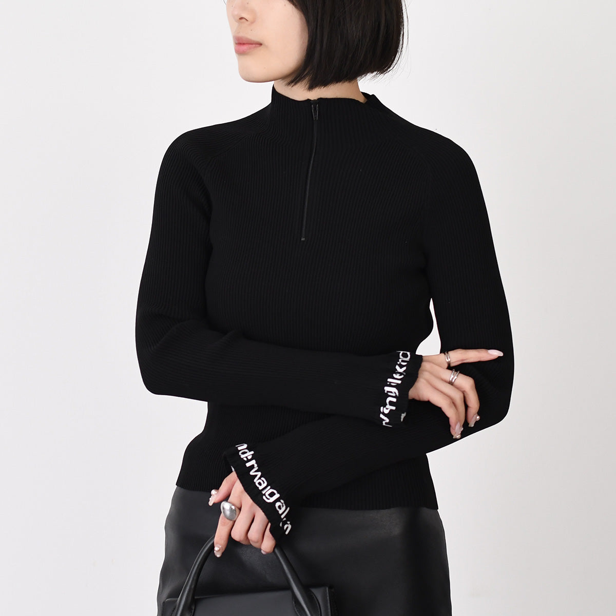 Alexander Wang Long Sleeve Ruffled Turtleneck 