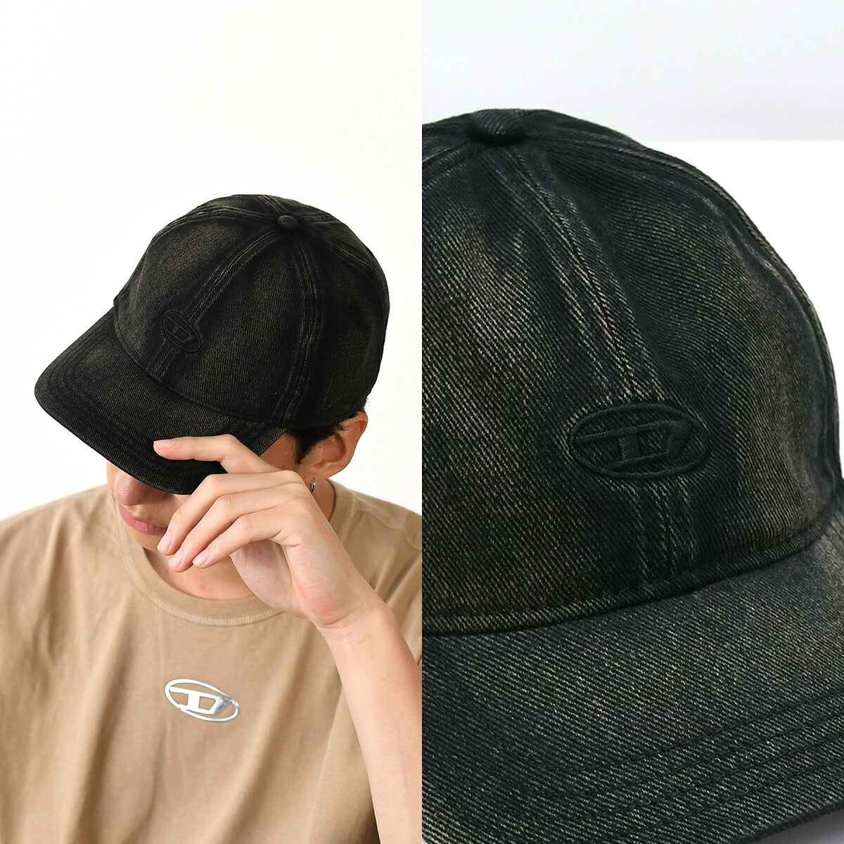 DIESEL C-RUN-WASH キャップ