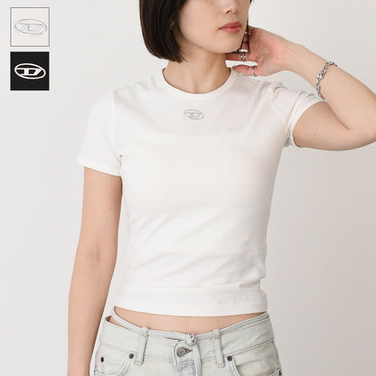 DIESEL T-UNCUTIES LONG-OD Cotton T-Shirt, Slim Fit 