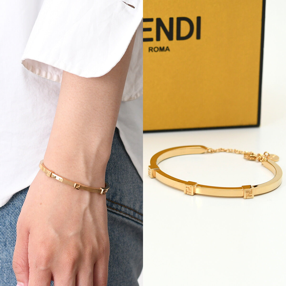 FENDI フォーエバー フェンディ メタル ブレスレット