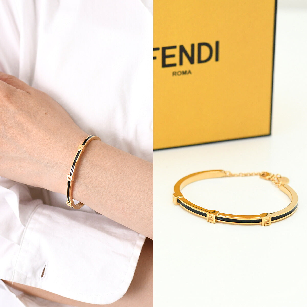 FENDI フォーエバー フェンディ メタル ブレスレット
