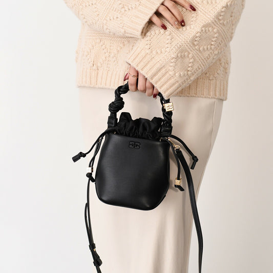 GANNI ガニー MINI BOU BUCKET BAG
