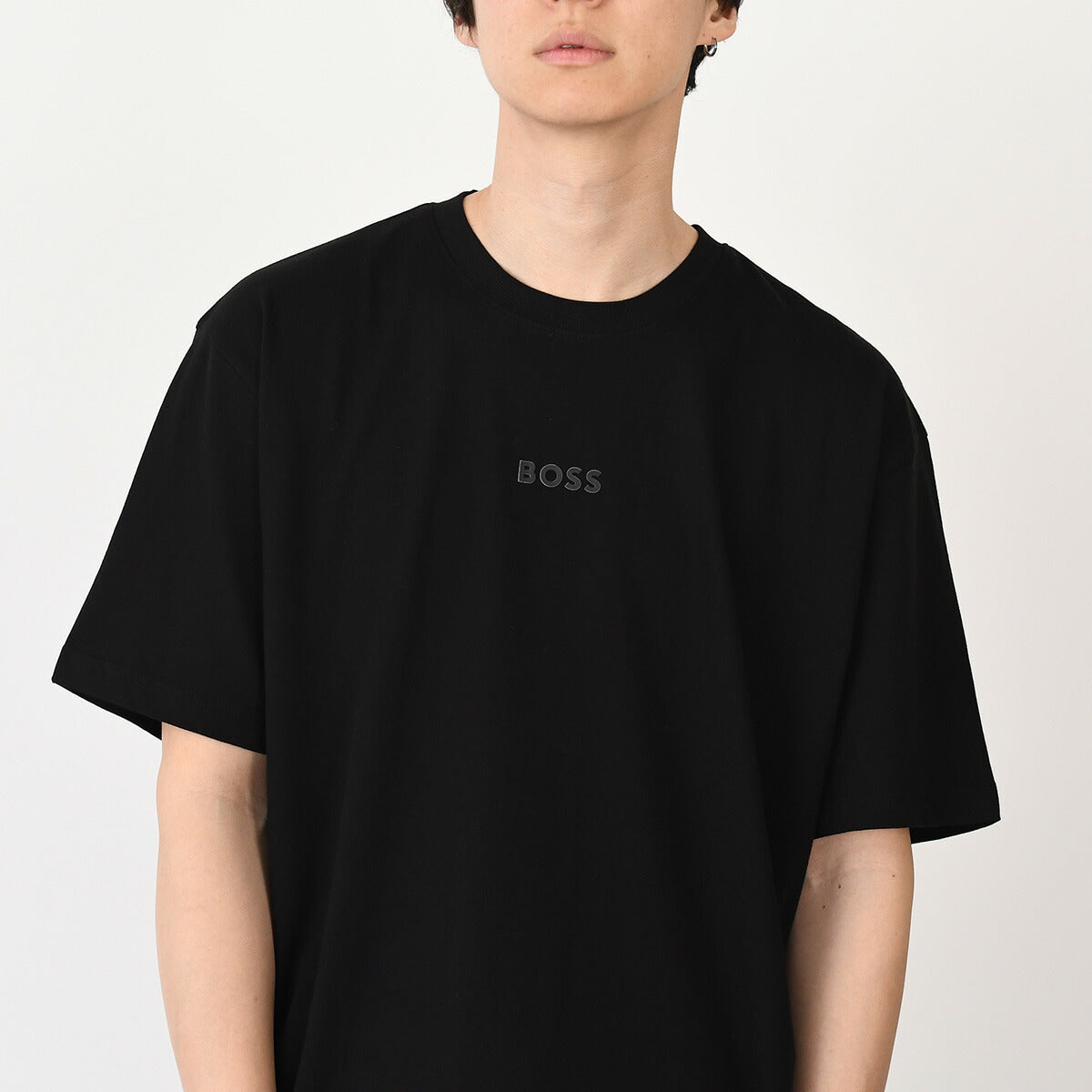 HUGO BOSS ヒューゴボス コットンTシャツ エンボスロゴ