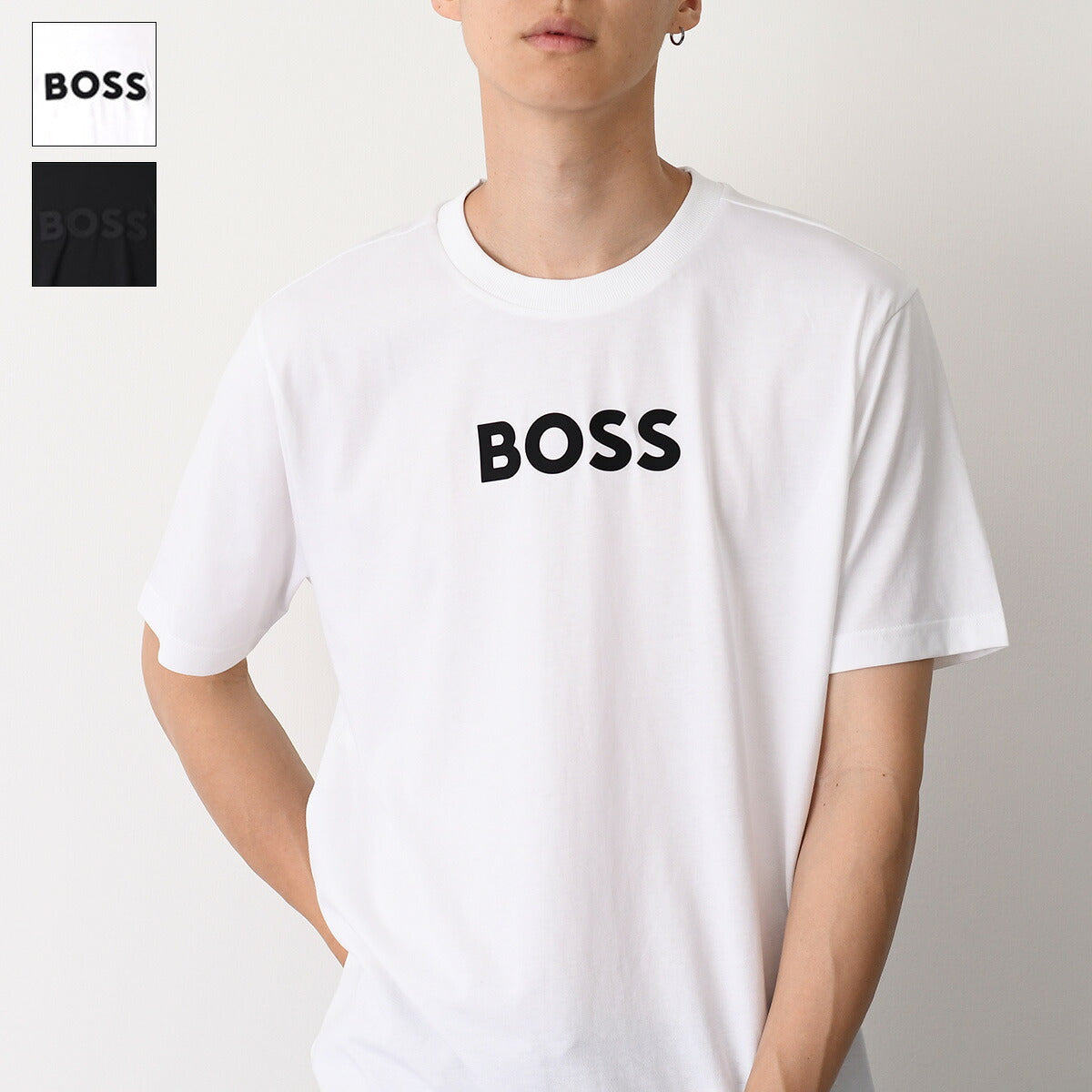 HUGO BOSS コットンTシャツ TSロゴ